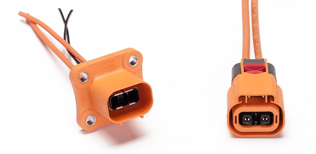 Amfenol HVC2P28FS Hoogspannings-900VDC-connectoren met HVIL