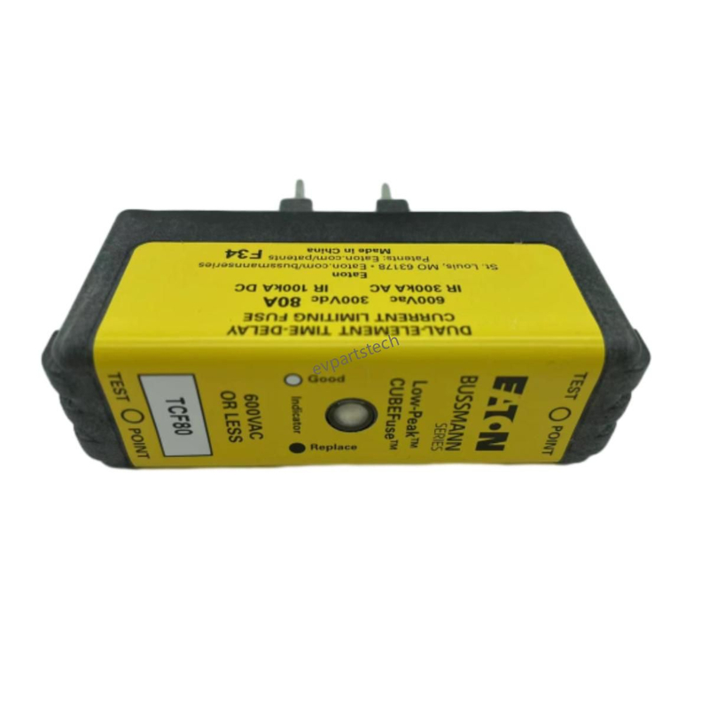 Bussmann Zekering CUBE Zekering 10A-100A Met Indicatie En Zonder Indicatie Tijdvertraging Klasse J DC Zekering 600Vdc