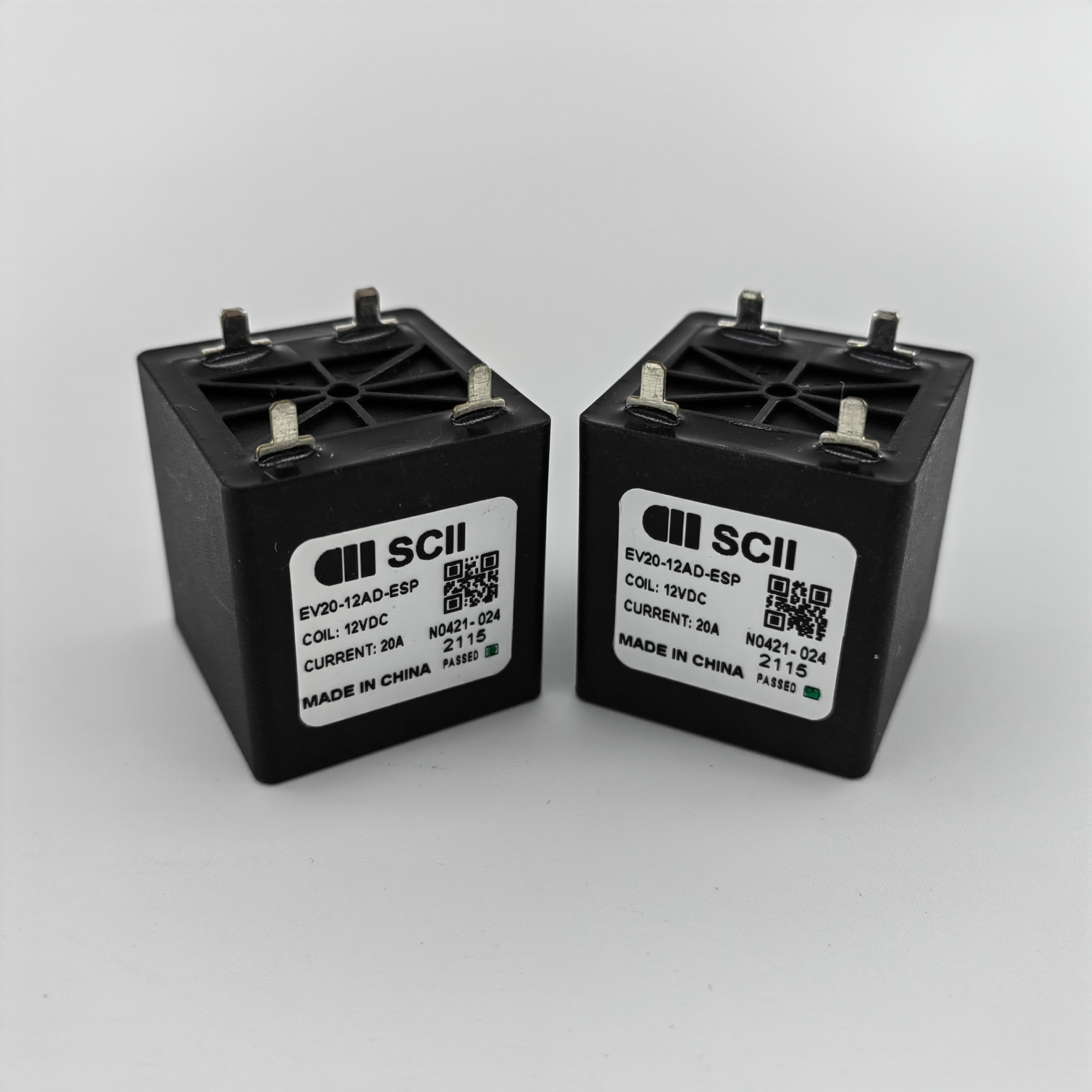 SCII EV20(-E)-serie DC-magneetschakelaar Belastingsspanning 750 VDC 20A Spoelspanning 12 VDC