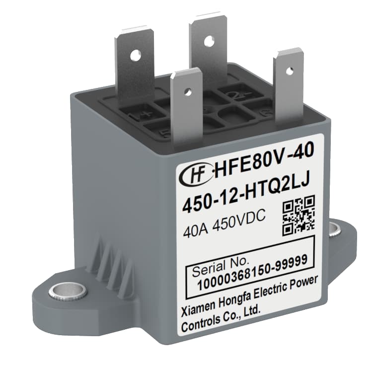 Hongfa DC-relais HFE80V-40-serie magneetschakelaars