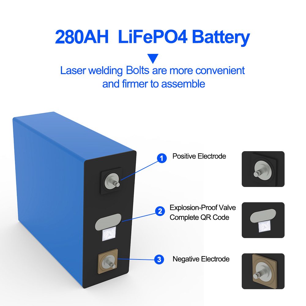 Hot Sale hoge kwaliteit lithiumbatterij LF280 3.2V 280Ah batterijcel