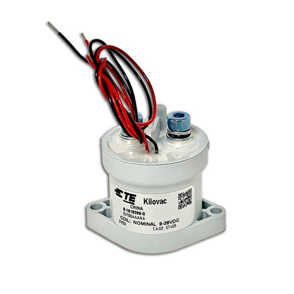 TE DC-magneetschakelaars EV100-serie 600Vdc 100A 9-36Vdc