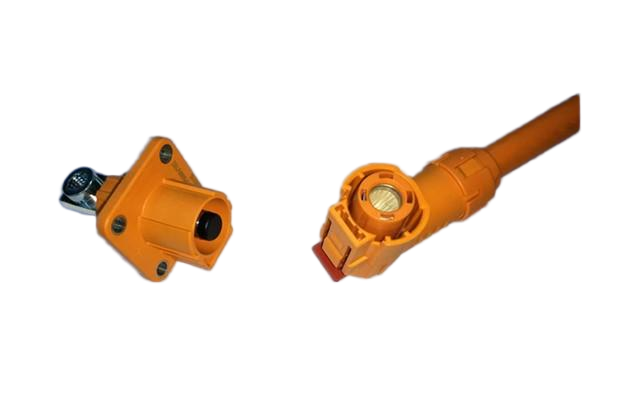 Amfenol HVSC1P80 1-polige hoogspannings-1000VDC-connectoren met HVIL