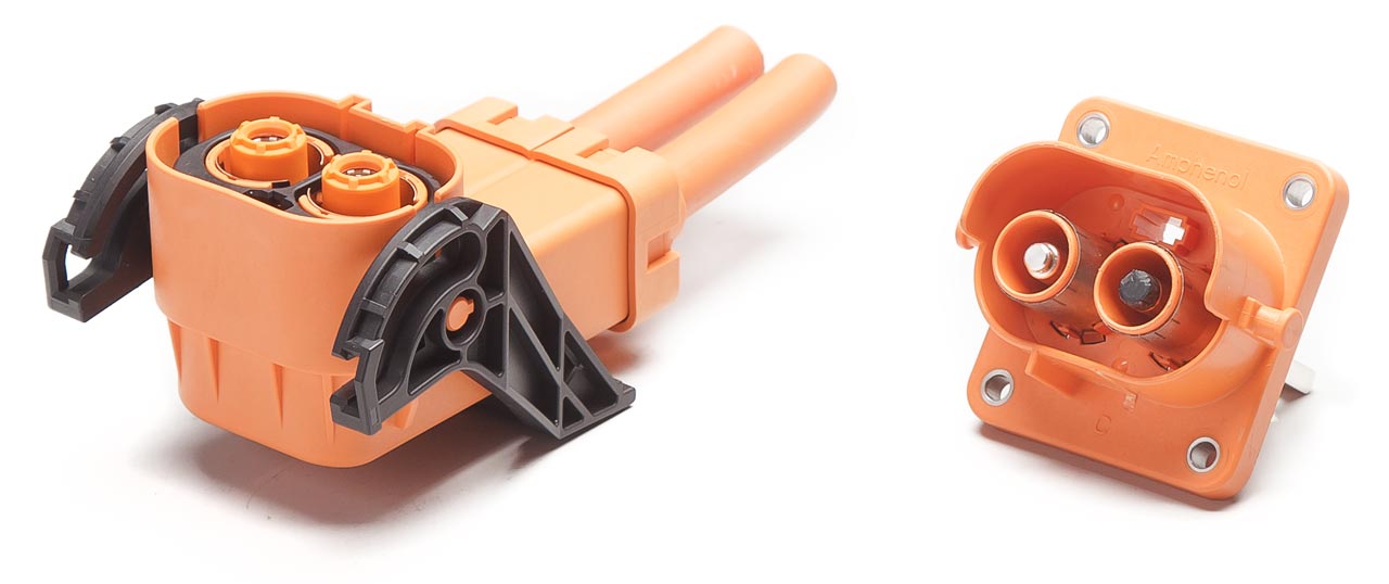 Amfenol HVC2P10 Hoogspannings-1000VDC-connectoren met HVIL