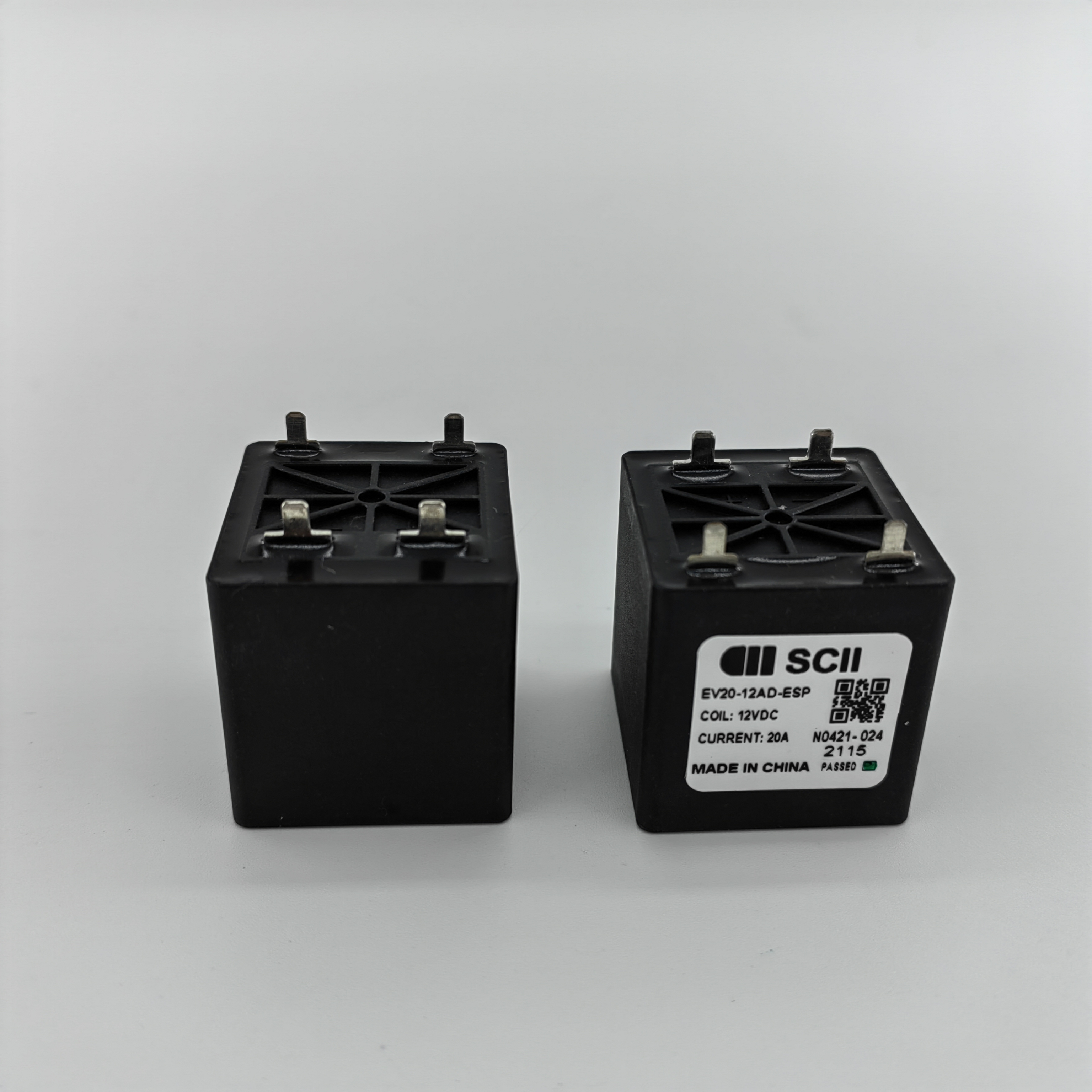 SCII EV20(-E)-serie DC-magneetschakelaar Belastingsspanning 750 VDC 20A Spoelspanning 12 VDC