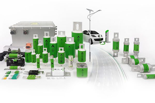 Alder AE2-serie 500VDC 10-50A hoogspanningszekering voor EV HEV